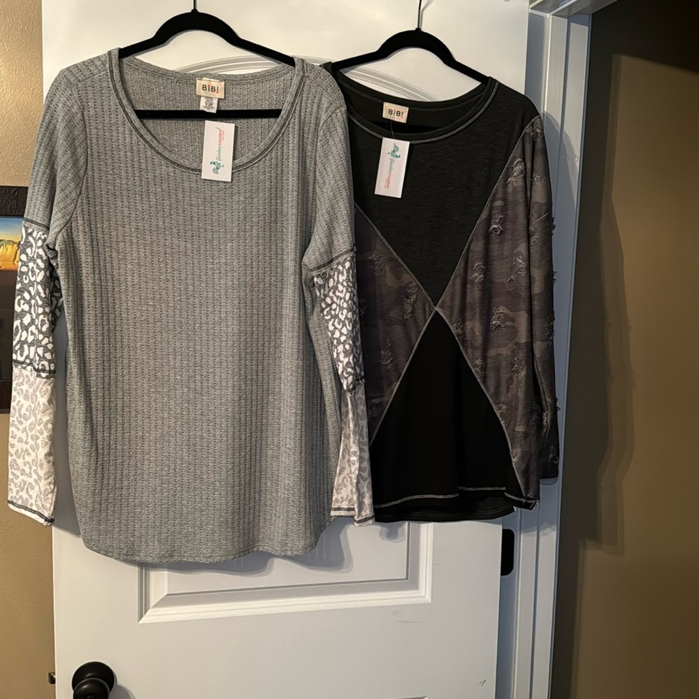 Lot of 2 BiBi shirts size XL